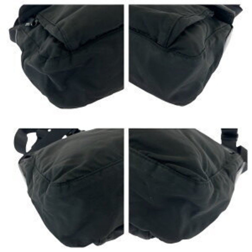Prada Tessuto Triangular Black Nylon Shoulder Bag… - image 3
